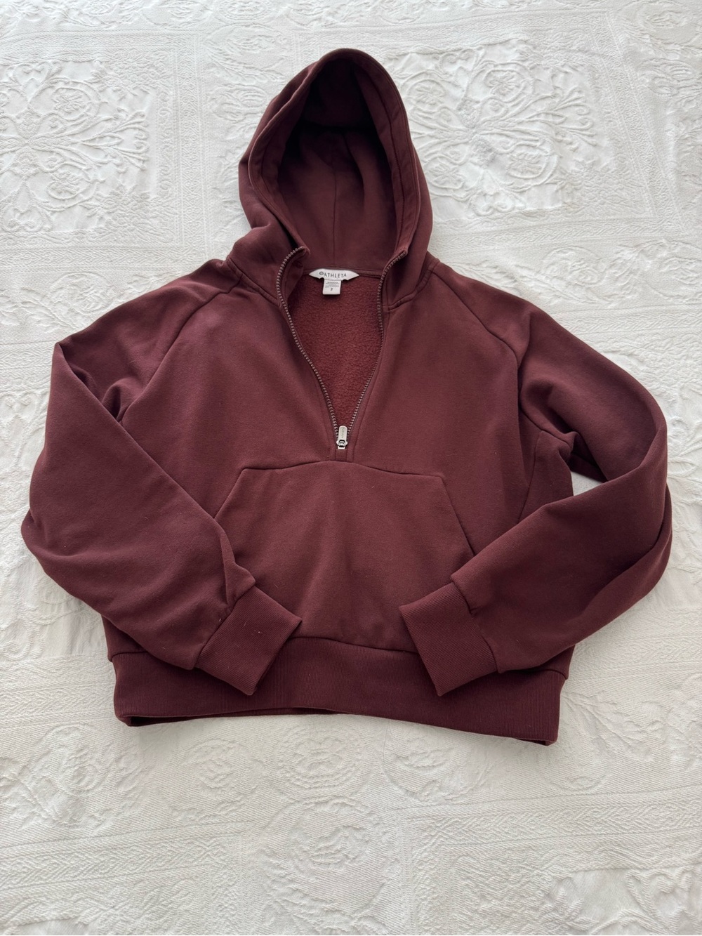 Athleta Women's Hoodie in Deep Burgundy
